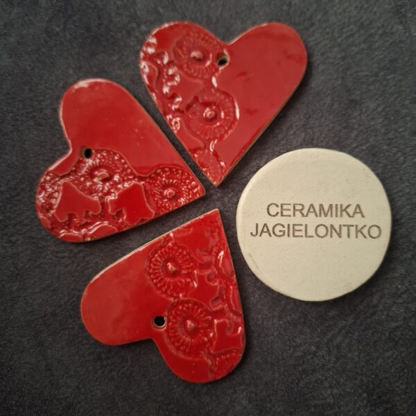 5cm 6cm Serce zawieszka 5cm